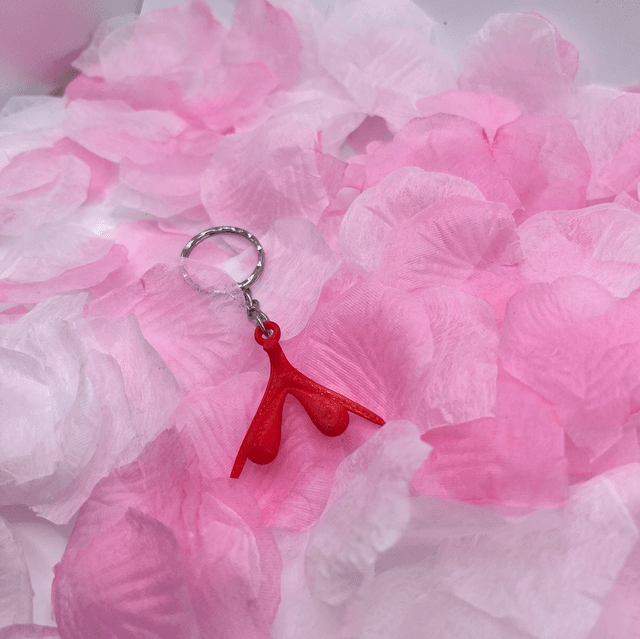 Porte clé clitoris Rouge